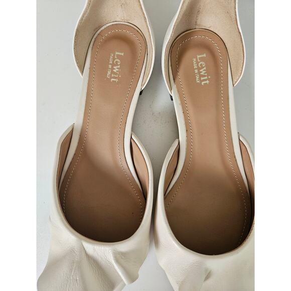 Lewit D'Orsay Pointed Toe Ballet Flats, Size 37 (US 6.5) - Picture 5 of 9